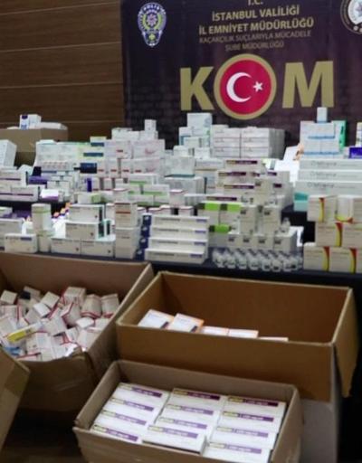 İstanbul’da kaçak ilaç operasyonu
