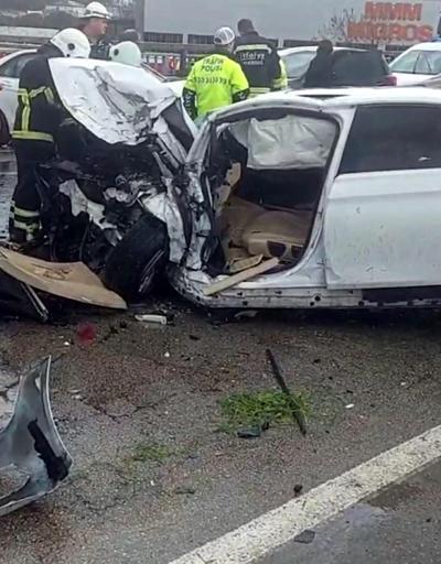 Tekirdağ’da iki otomobil kafa kafaya çarpıştı: 1 ölü, 2 yaralı