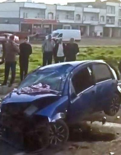 Mardin’de cip ile otomobil çarpıştı: 3 yaralı