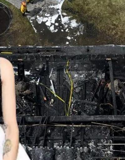 Ünlü model Cara Delevingnee büyük şok 7 milyon dolarlık malikanesi kül oldu