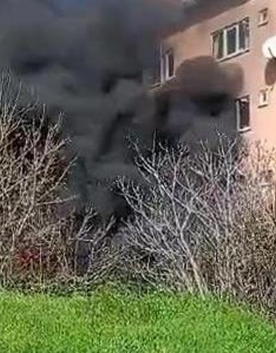 İstanbul Ataşehirde tamirhane yangını
