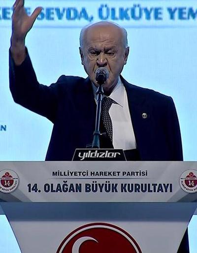 Bahçeliden Erdoğana mesaj: Yeni yüzyılın kurtarıcısı olarak sizi görüyoruz