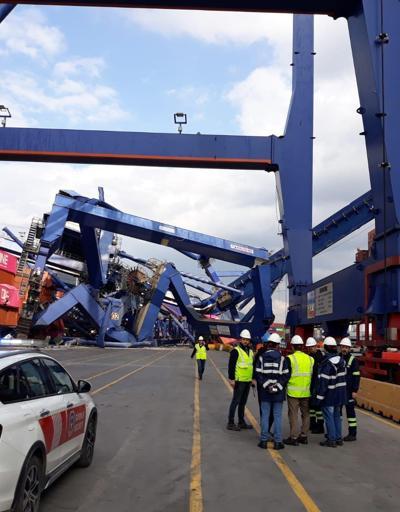 Geminin çarptığı liman işletmesinden açıklama: Operasyonlarımız kesintisiz devam etmektedir