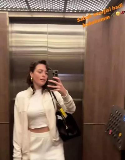 Sadakatsizin Derini Melis Sezen asansörde dans etti Ünlü oyuncu sosyal medyayı salladı