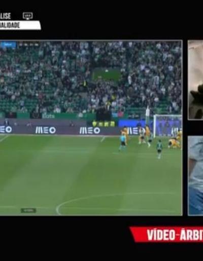 Sporting - Boavista maçında hakem penaltı kararını gerekçesiyle birlikte tüm stadyuma açıkladı