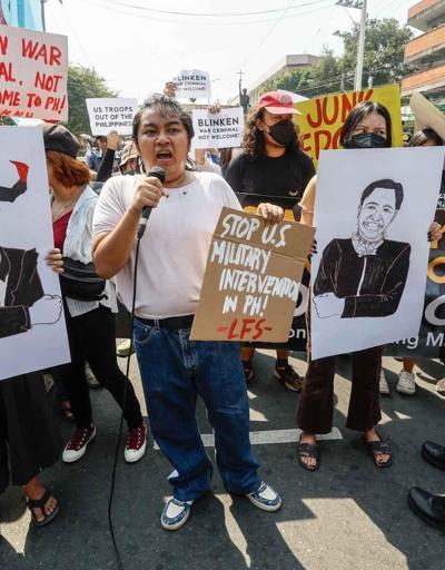 Filipinler ziyaretinde Blinkena protesto: Savaş suçlusu