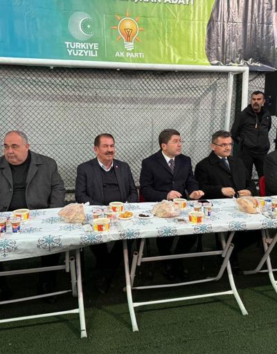 Bakan Tunç, AK Partili adayı ziyaret edip, iftar programına katıldı