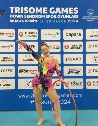 Down Sendromlu Selin Naz, cimnastikte dünya şampiyonu oldu