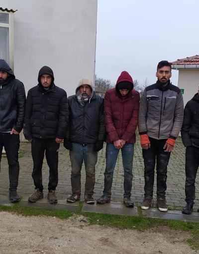 Edirne’de 8 kaçak göçmen  ile 1 organizatör yakalandı