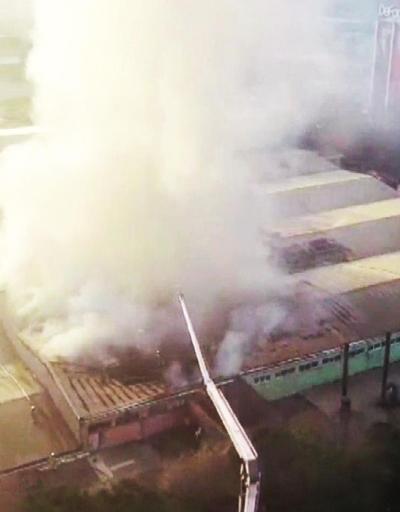 İstanbul’da fabrika yangını: Mahsur kalan işçiler var