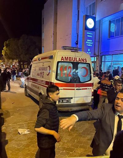 CHP ilçe başkanlığında seçim kutlamasında balkon çöktü; 1i ağır, 4 yaralı