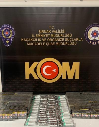Şırnak’ta bir haftadaki kaçakçılık operasyonlarında 62 gözaltı