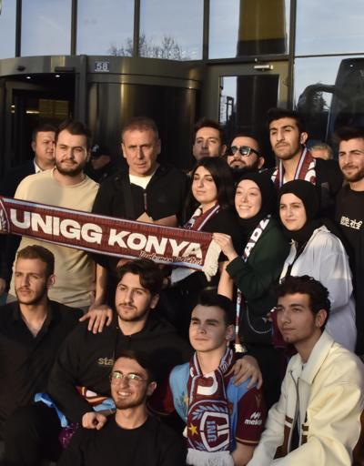 Trabzonspor kafilesi Konyada