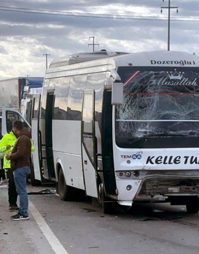 TEKİRDAĞ’da servis araçları çarpıştı: 5’i askeri personel, 16 yaralı