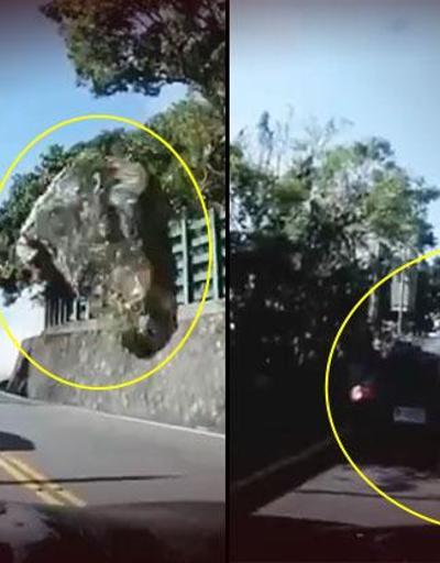 Tayvandaki depremden korkunç görüntü: Otomobil kağıt gibi ezildi