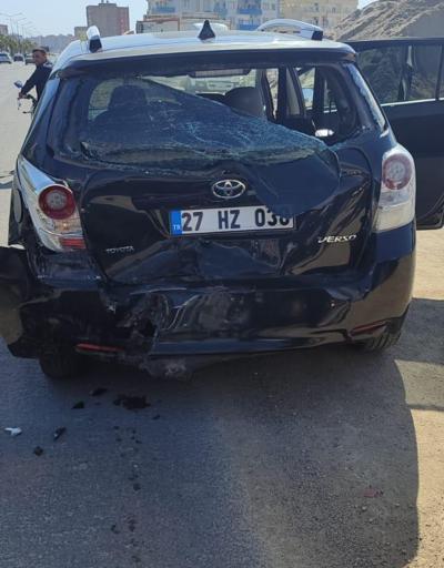 Mardinde otomobiller çarpıştı: 1 yaralı