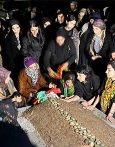 DEM’li milletvekili Zeynep Oduncu terörist cenazesi taşıdı
