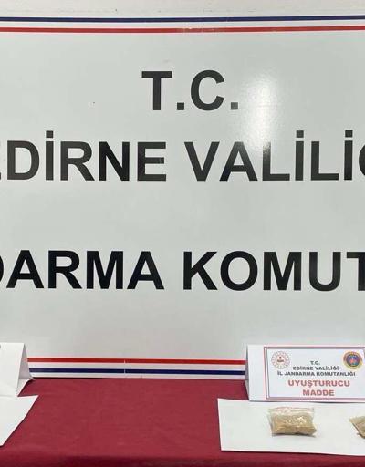 Edirne’de araçta eroin ele geçirildi; 2 gözaltı
