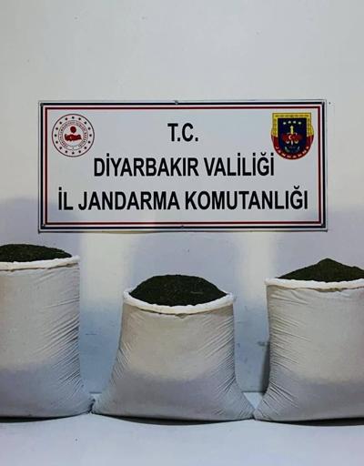 Diyarbakırda 67 kilogram esrar ele geçirildi