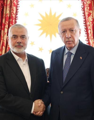 Cumhurbaşkanı Erdoğan, İsmail Haniye ile görüştü: Zafere giden yol birlik ve bütünlükten geçiyor