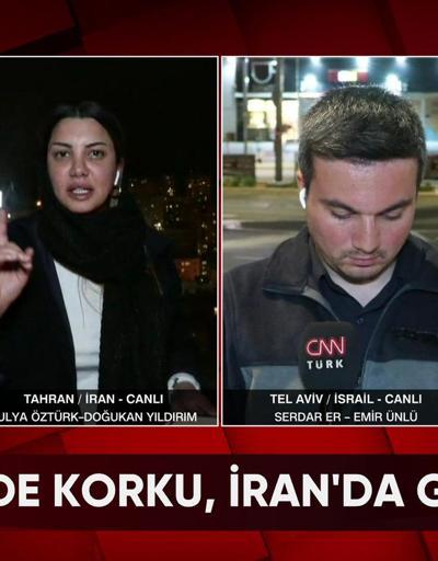 İsrailde korku, İranda gerilim CNN TÜRK bölgeden bildiriyor