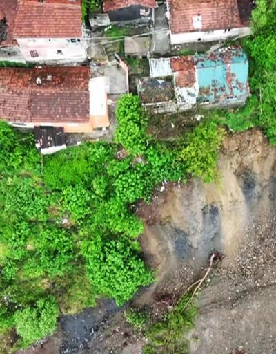 Gaziosmanpaşa’da toprak kayması: Heyelan sonrası 30 ev tahliye edildi