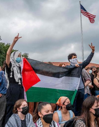 Dalga dalga yayılıyor 70 kişiden ülke geneline: ABD kampüsleri Filistin için ayakta…