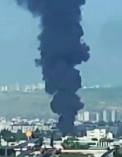 Antalya’da yangın Depo bahçesinde kasalar yandı