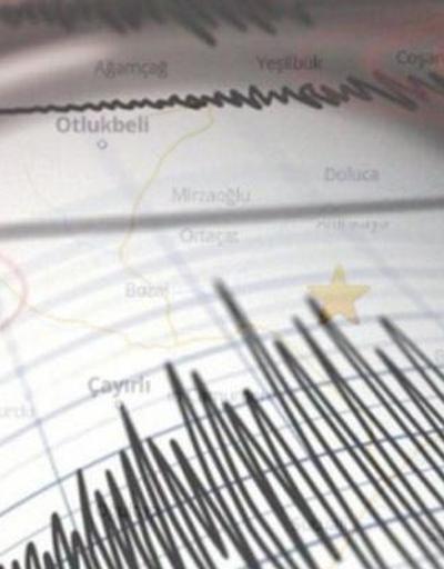Erzincanda 4.1 büyüklüğünde deprem