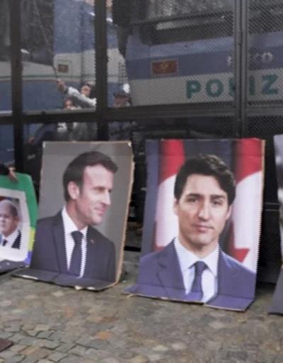 İtalyadaki G7 Zirvesinde protesto