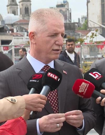 Vali Gülden 1 Mayıs öncesi Taksim’de açıklama