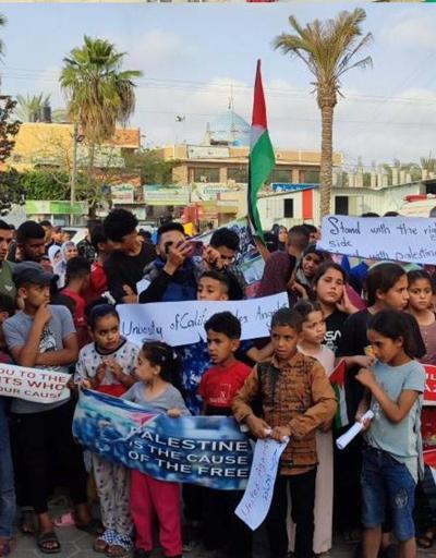 Bu defa Filistinliler ABDli öğrenciler için toplandı: Gazzeden hepinize teşekkürler