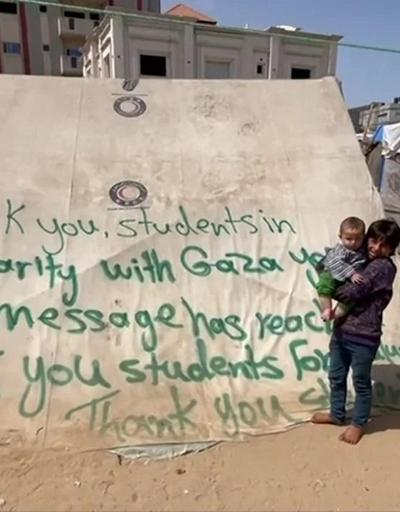 ABDli öğrencilere Gazzeden teşekkür