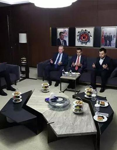 Cumhurbaşkanı Erdoğan Türk Metal Sendikasına taziye ziyaretinde bulundu
