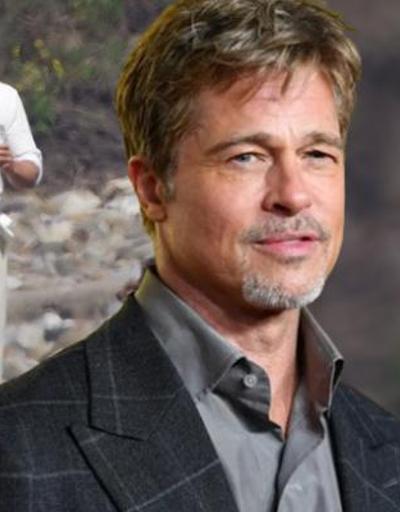 Romantik anlar Brad Pitt kolunu yeni sevgilisinin omzuna attı, sosyal medya yıkıldı