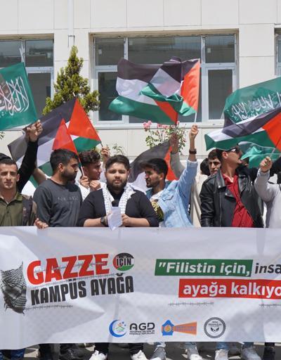 Şırnak’ta, ABD ve Avrupa’da Filistin için eylem yapan üniversite öğrencilerine destek açıklaması