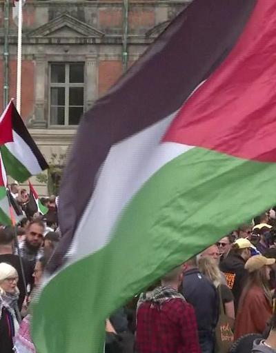 Eurovision önünde Gazze protestosu