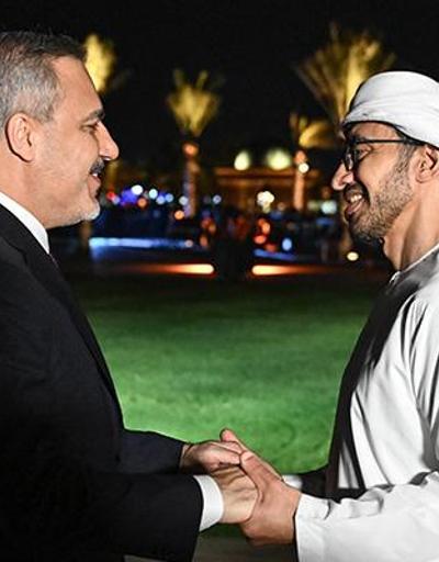 Bakan Fidan, BAEli mevkidaşı AL Nahyan ile görüştü