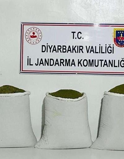 Diyarbakır’da 167 kilo esrar ele geçirildi