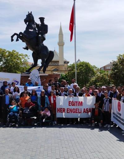 Kırşehir’de, Engelliler Haftasında farkındalık yürüyüşü