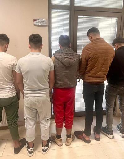 Gaziantepte 7 kaçak göçmen yakalandı