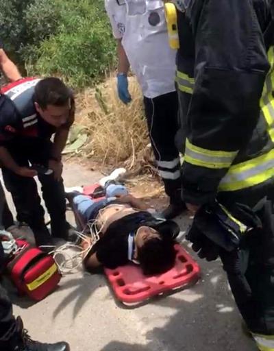 Serik’te motosiklet kazası: 2 yaralı