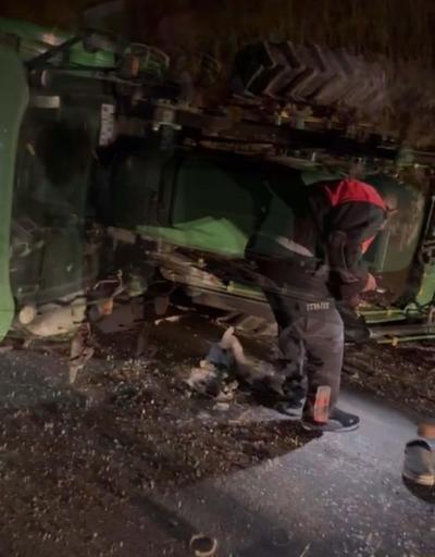 Çanakkale’de minibüs ile traktörün karıştığı kazada 7 kişi yaralandı