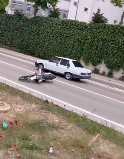 İnegölde, devrilen motosikletin sürücüsü 6 saat sonra hastanede öldü