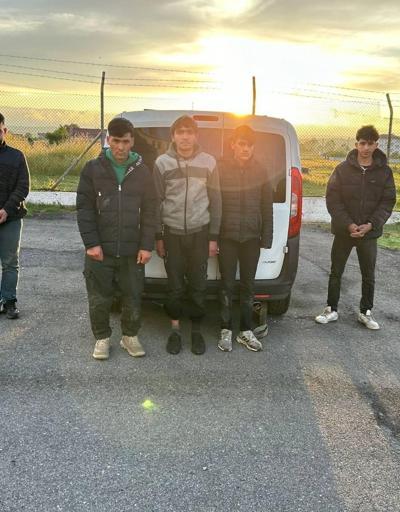 Tekirdağda durdurulan araçta 3 düzensiz göçmen yakalandı
