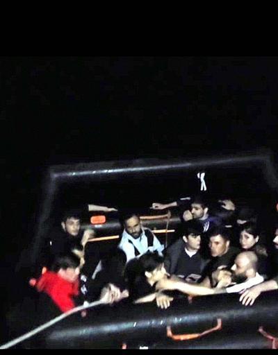 Bodrumda Yunanistanın geri ittiği 27 göçmen kurtarıldı