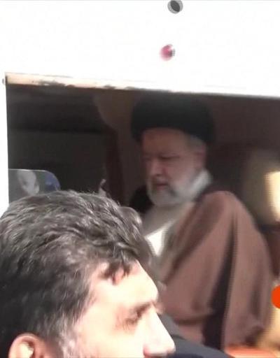 İran Reisinin son görüntüsünü paylaştı: Ölüm helikopterine böyle bindi
