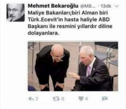 Mehmet Bekaroğlu, Mehmet Şimşek paylaşımı için özür diledi