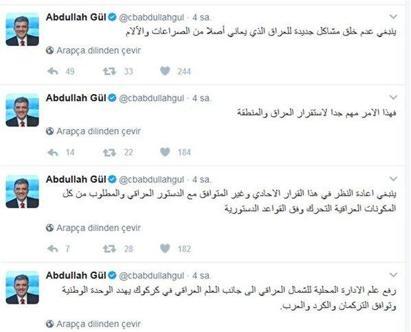 Abdullah Gül sessizliğini bozdu: Başına yeni problemler açmasın