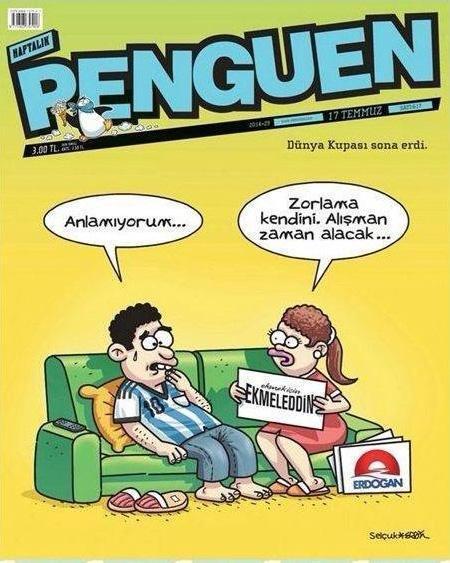 Ekmeleddin İhsanoğlundan Penguen kapaklı gönderme